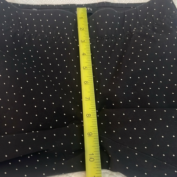 Talbots (2) UEC black and white polka dot skinny Ankle pant, trouser, leggings - Picture 6 of 8